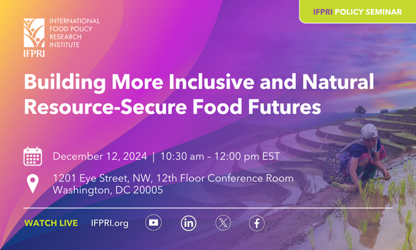 Building More Inclusive and Natural Resource-Secure Food Futures